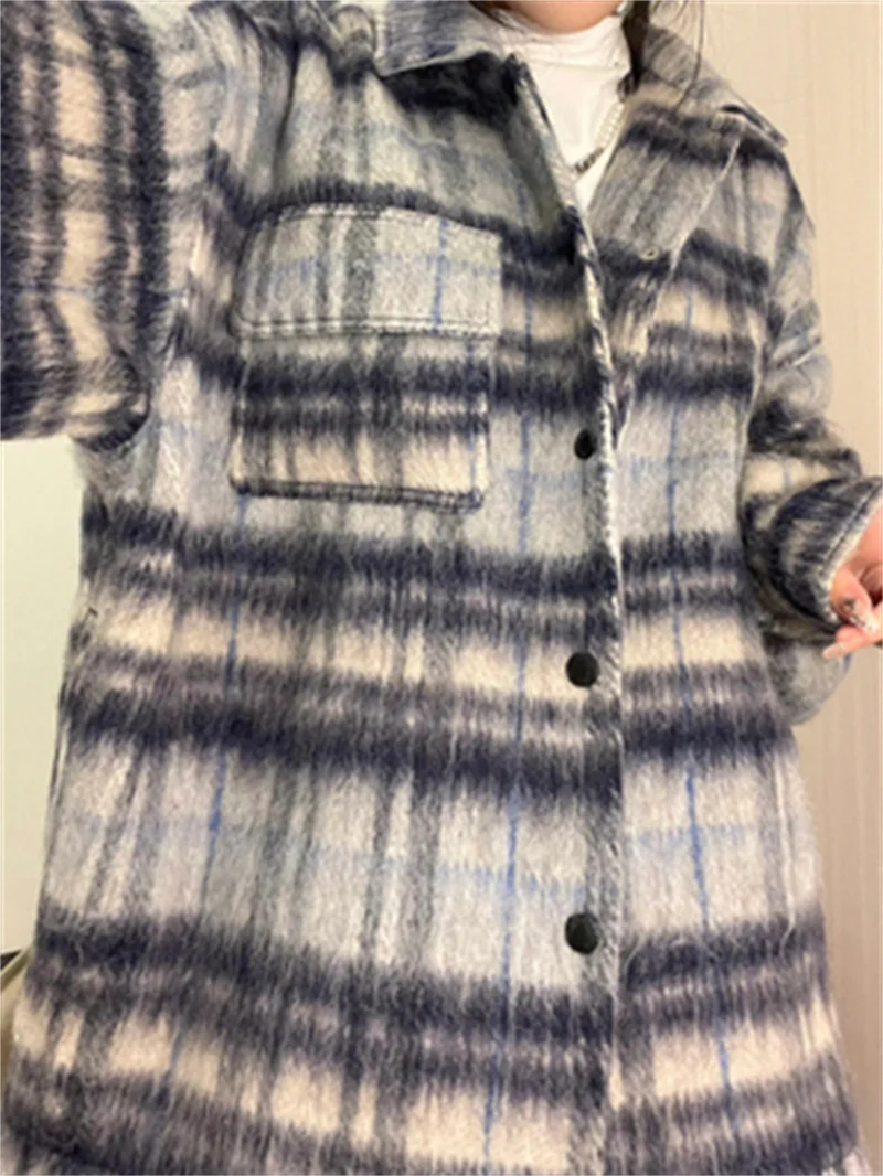 Small Fragrance Style Jacket Woman 2022 Spring Autumn New Loose-Fitting Advanced Sense of Thin Stature Check Slim Women's Jacket