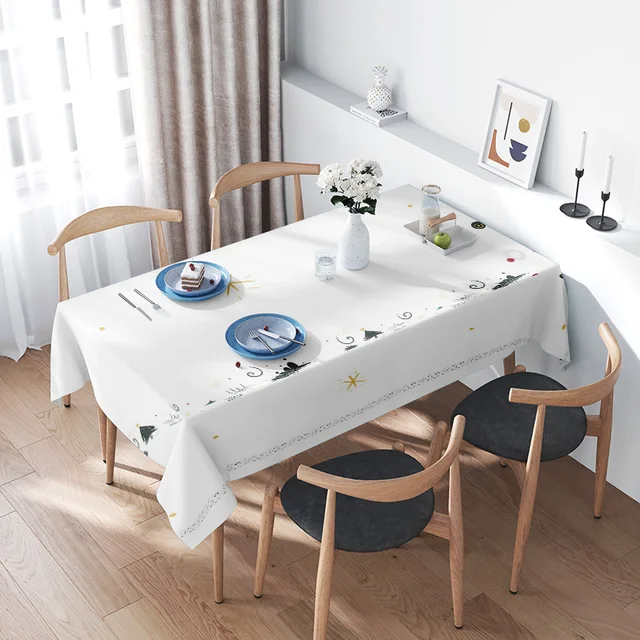 Nappe imperméable lavable, couverture De Table De salle à manger De ferme, linge De Table moderne, rectangulaire, Table De cuisine 1