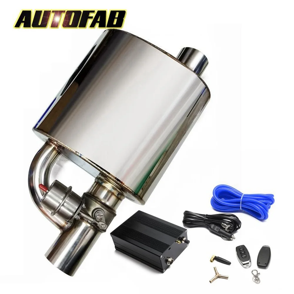 Autofab Electric Exhaust Muffler With Wireless Remote Controller Dump