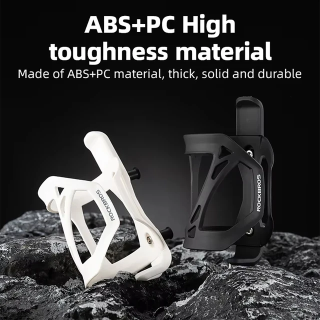ROCKBROS Bike Water Bottle Holder ABS+PC Lightweight Mountain Road Cycling Kettle Rack Cage MTB Bicycle Dring Holders 6