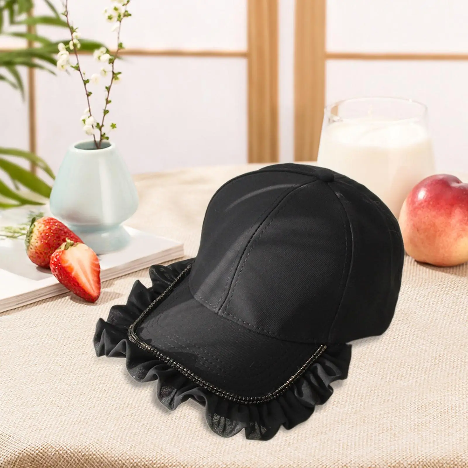 Female Baseball Hat Fashionable Streetwear Women Cap Casual Hat Sports Cap Baseball Cap for Summer Camping Picnic Travel Outdoor