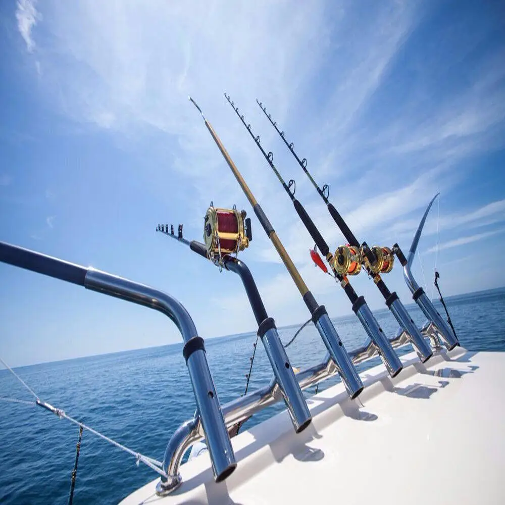 

Fishing Accessories Boat Accessories Marine Hardware For Marine Boat Fishing Rod Holder Rack Support Rail Mount Rail