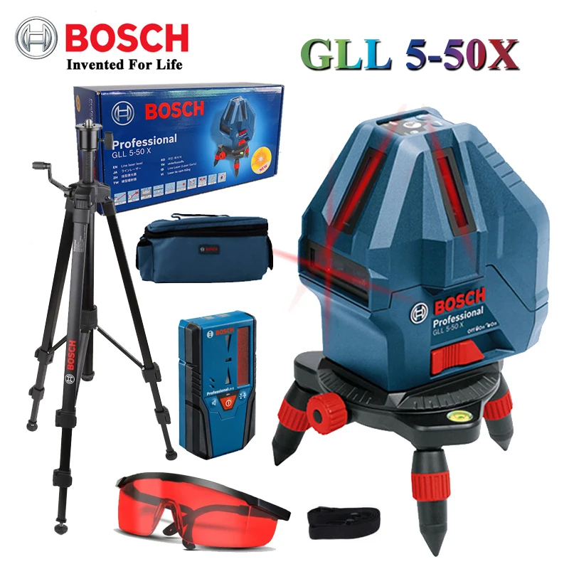 Bosch Laser Levels 5 Line Infrared Laser Projection Marker Gll550x