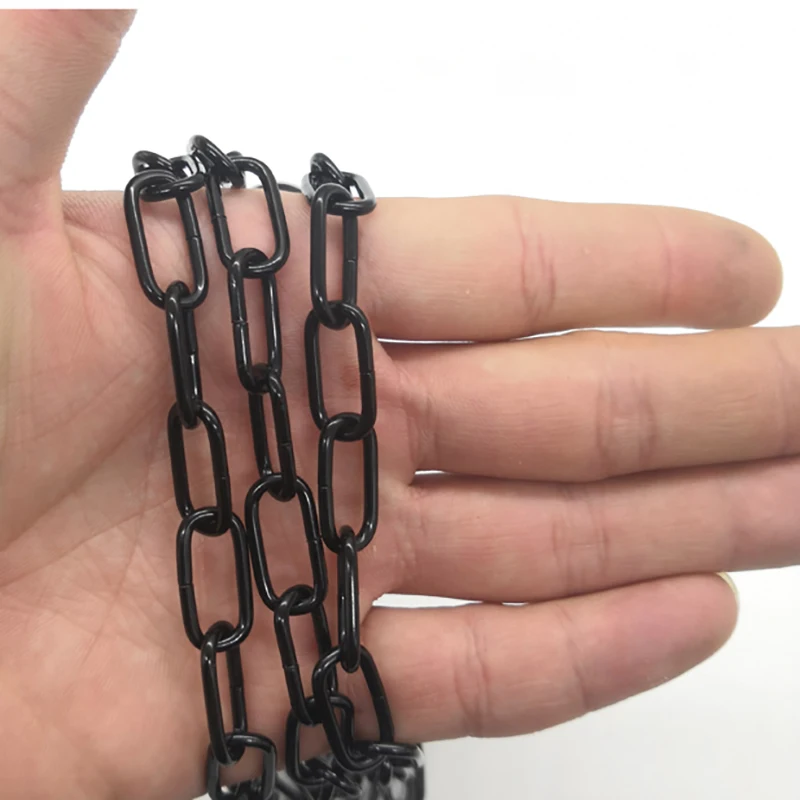 DIY Clothing Store Hanging Clothes Square Chain Bar Hook Clothes Display Rack Hanger Ring 2mm Thick Decorative Metal Chain stainless steel chain,steel chain