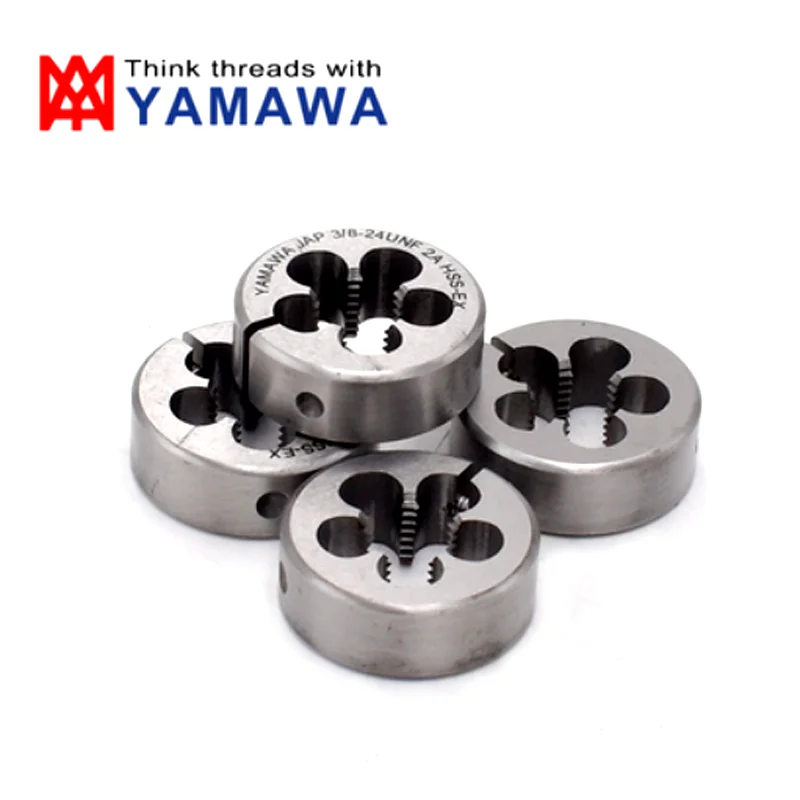 1PCS M2 LH-M9 LH YAMAWA HSSE 왼손잡이용 미터법 나사산 라운드 다이 M2M2.3M2.5M2.6M3M4M4.5M5M6M7M8M9 AR-D 나사산 다이