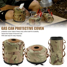

Gas Can Protective Cover Camouflage Outdoor Gas Canister Case Camping Gas Tank Storage Bag Propane Butane Cylinder Cover