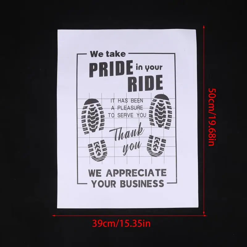 Disposable Waterproof Anti-Slip Car Floor Mat for Interior Protection and Cleaning