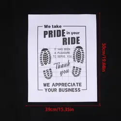 Disposable Waterproof Anti - Slip Car Floor Mat for Interior Protection and Cleaning (10pcs)