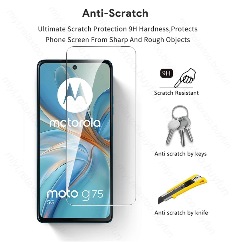 Premium Protective Case & Full Screen Tempered Glass Protector - 2 Pack