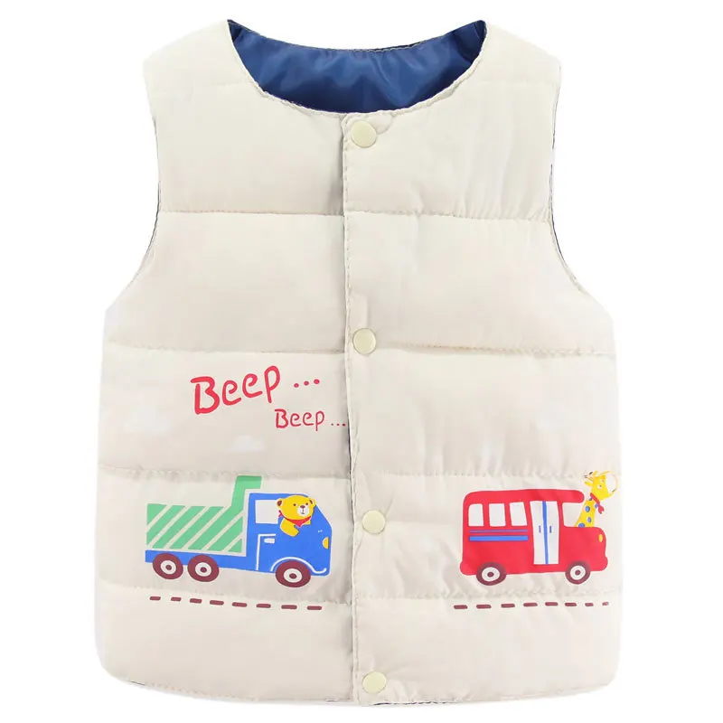 LZH 2022 New Spring Children Outwear Cute Waistcoat For Boys Vest For Girls Coats Toddler Kids Down Vest Clothing 1 2 3 4 5 Year genuine fur coats & jackets