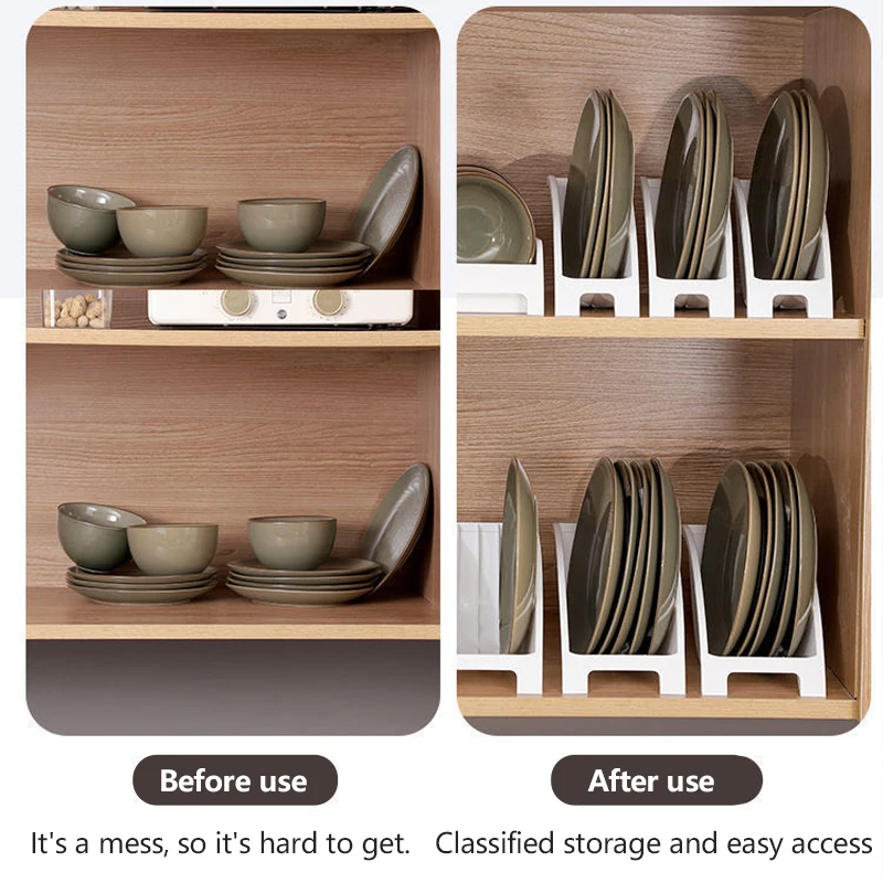 Kitchen Drain Rack Japanese Kitchen Bowl Tray Storage Cabinet Plate Organizer
