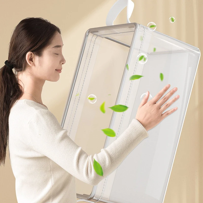 Foldable Clothes Storage Box Home Wardrobe Layering Artifact Clothes Pants Sorting Box Drawer Style Folding Storage Box Basket