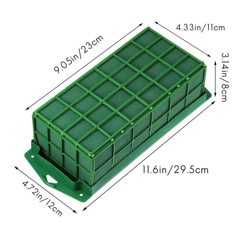 

4 Pcs Floral Foam Cage Flower Holder with Floral Foam for Flowers Cage Bowl for Table Centerpiece Floral Arrangement