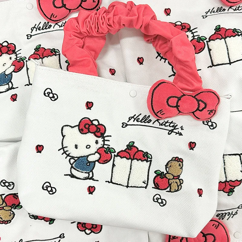 

Girly Heart Kuromi My Melody Sanrio Kawaii Anime Storage Bag Hello Kitty Cute Cartoon Crossbody Bag Lovely Toys Kids