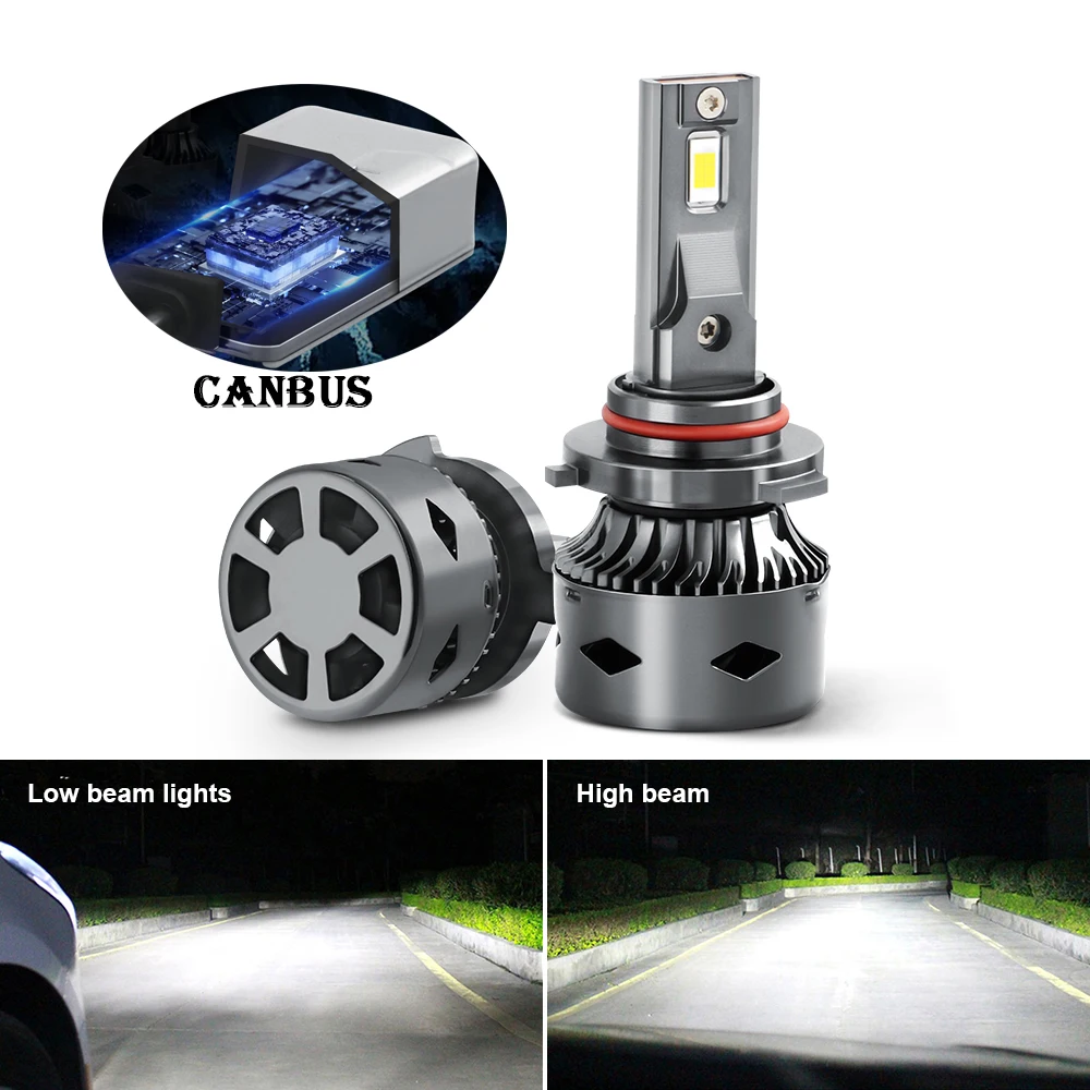 

2x H7 LED Canbus 3570 Car Headlight Bulbs 10000LM 60W 6000K H1 H11 HB3 9005 H4 Hi/Lo Beam Headlamps Auto Fog Light No Error 12V