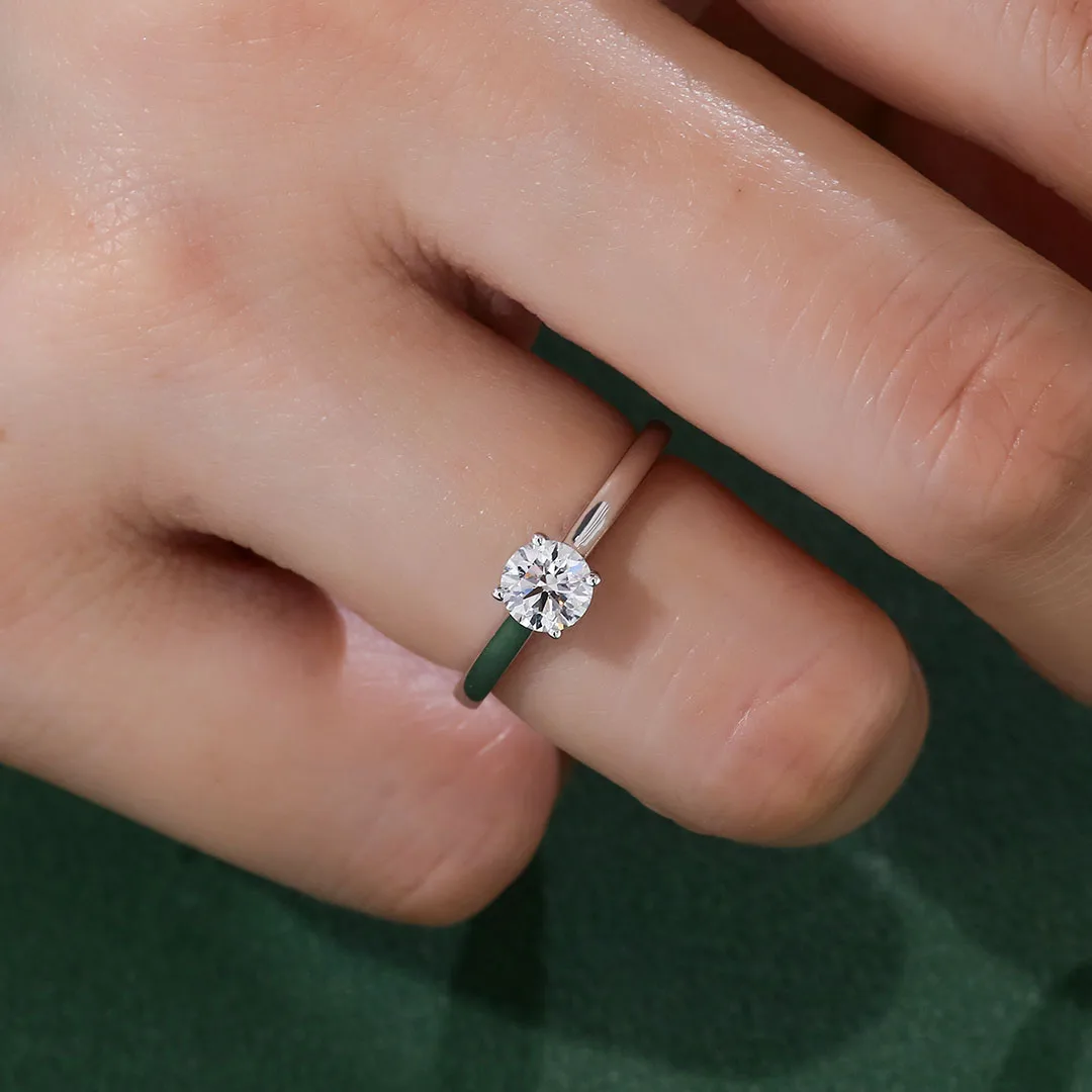 Anel em Ouro Branco 18K com Diamante de Laboratório 0,05 ct: Tudo o que  Você Precisa Saber Antes de Comprar, image size:1080x1080