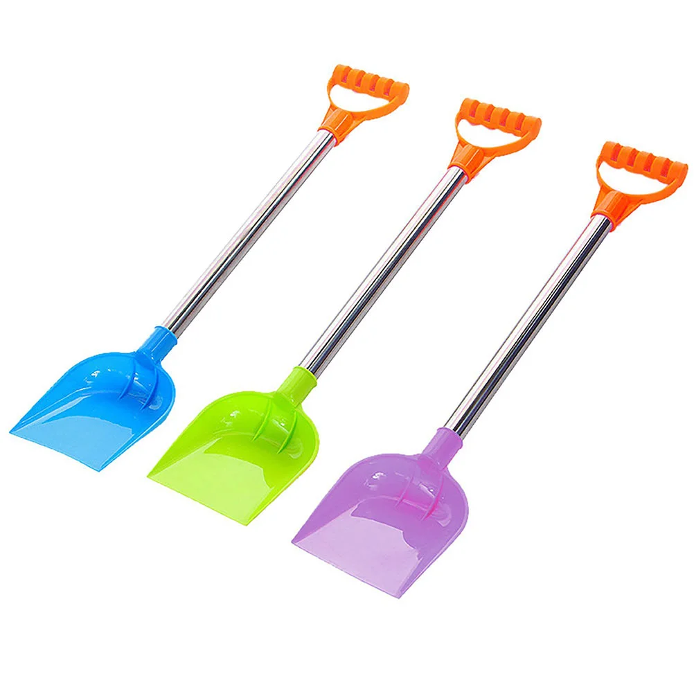 

Beach Sand Snow Shovels Toys: 3pcs Portable Winter Outdoor Snow Digging Sand Beach Trowels Playthings 47x10cm