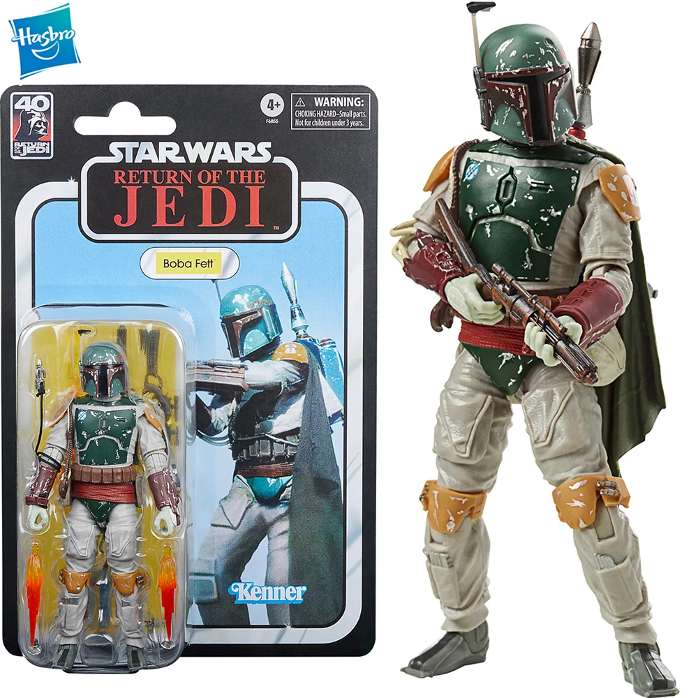 

Original Hasbro Star Wars The Black Series Boba Fett 6-Inch Action Figure Collectible Model Toy Birthday Gift F6855