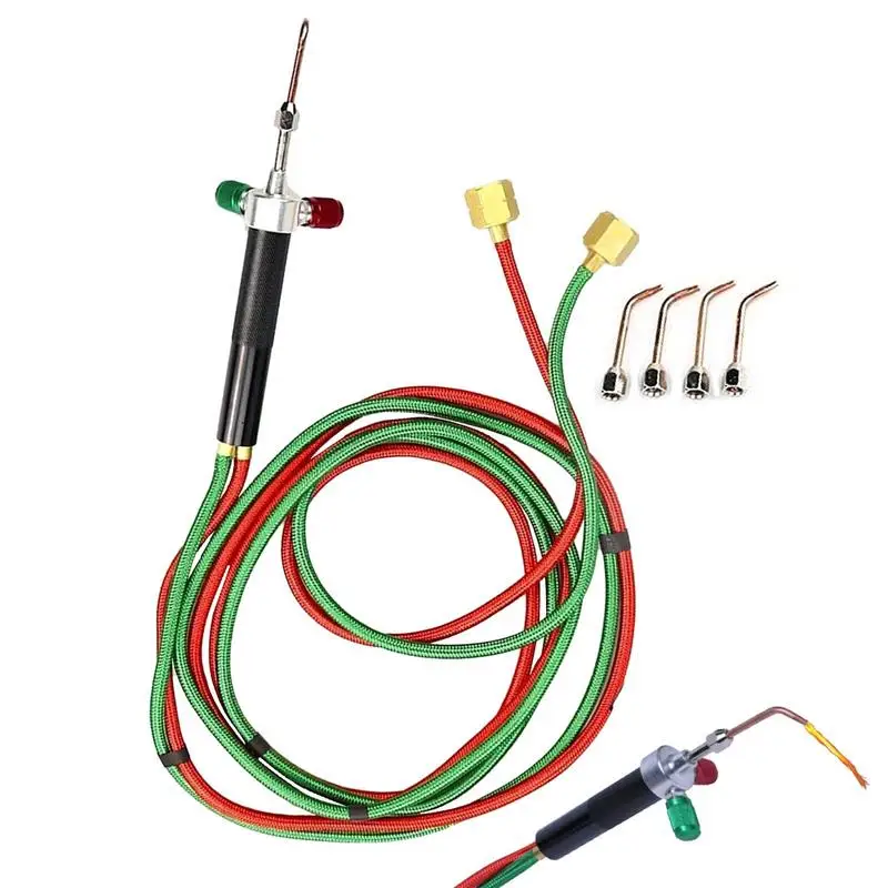 

Jewelry Repair Torch Mini Gases Little Torch Soldering Welding Kit Practical Gases Oxygen Acetylene Torch With Flexible Hoses