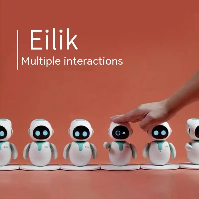 子供のためのaiテクノロジーロボットのおもちゃ、金色のelik