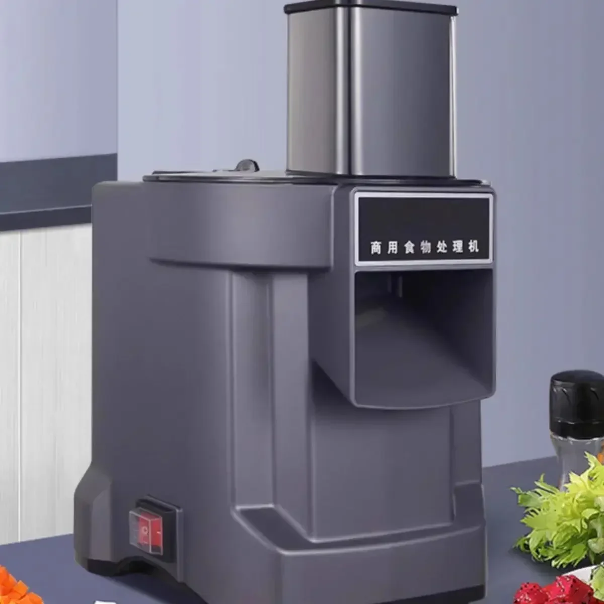 110V 220V Electric Food Slicer Commercial Vegetable, Carrot, Potato Chopper, Slicer and Dicer Electric Vegetable Cutter 3 In 1 4
