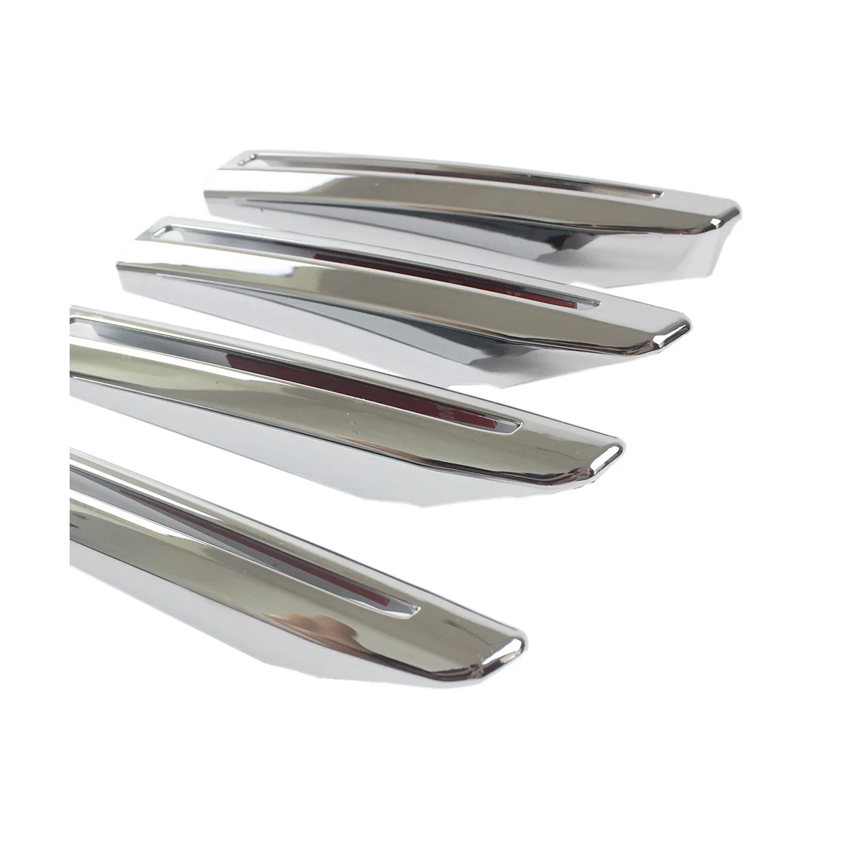 8Pcs Car Chrome Front Grille Bumper Guard Styling Trim Covers for