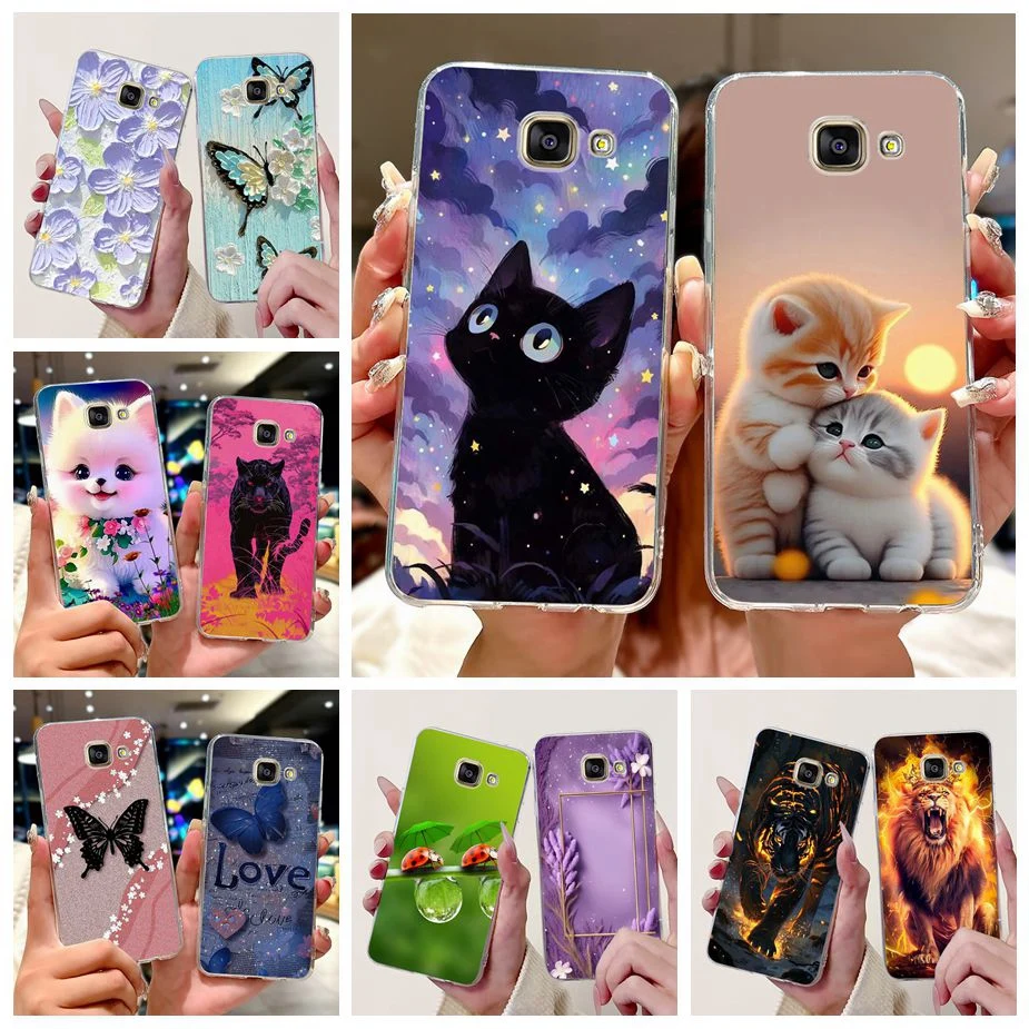 Cute Cat Cartoon Soft Silicone Phone Case Cover