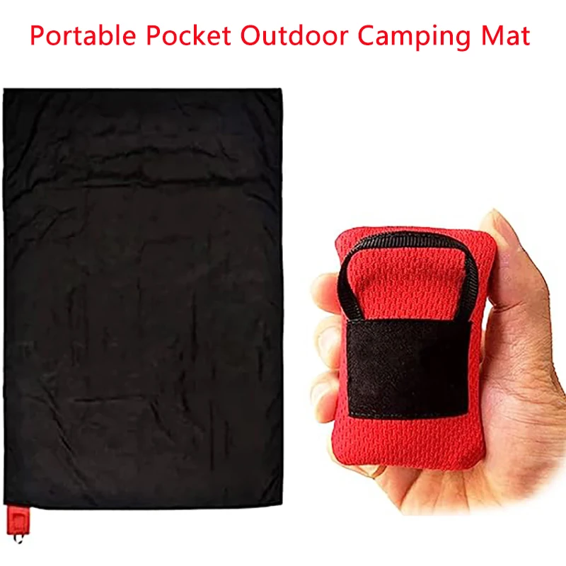 

Плед для кемпинга на открытом воздухе 70*100 см/28*43 дюймов, карманный водонепроницаемый складной портативный плед для пикника с защитой от влаги и песка