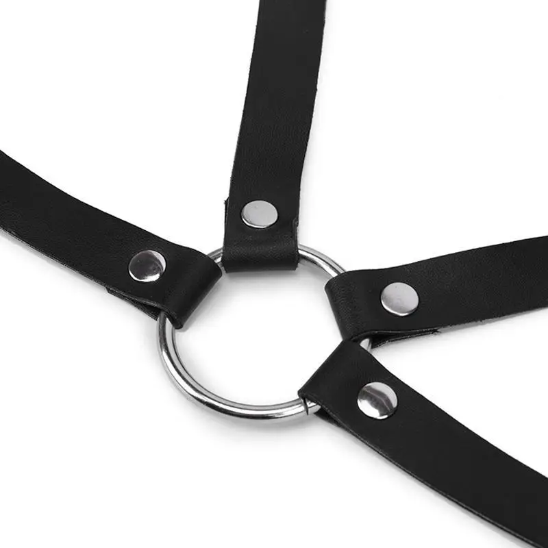 Body Harness Lingerie Women Sexy Bdsm Bondage Chest Harness Leather Gothic Fetish Clothing