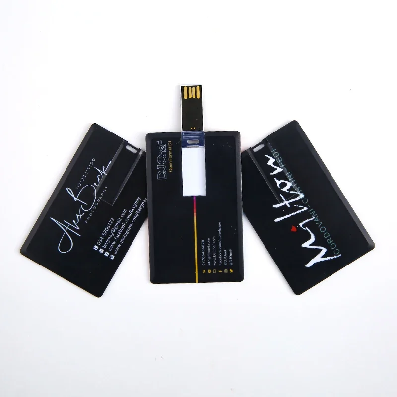 USB 플래시 드라이브 맞춤형 로고, 최고 품질의 크리에이티브 펜드라이브, 무료 로고 100% 용량, 4GB, 8GB, 16GB, 32Gb 신용 카드, 10 PCs/로트