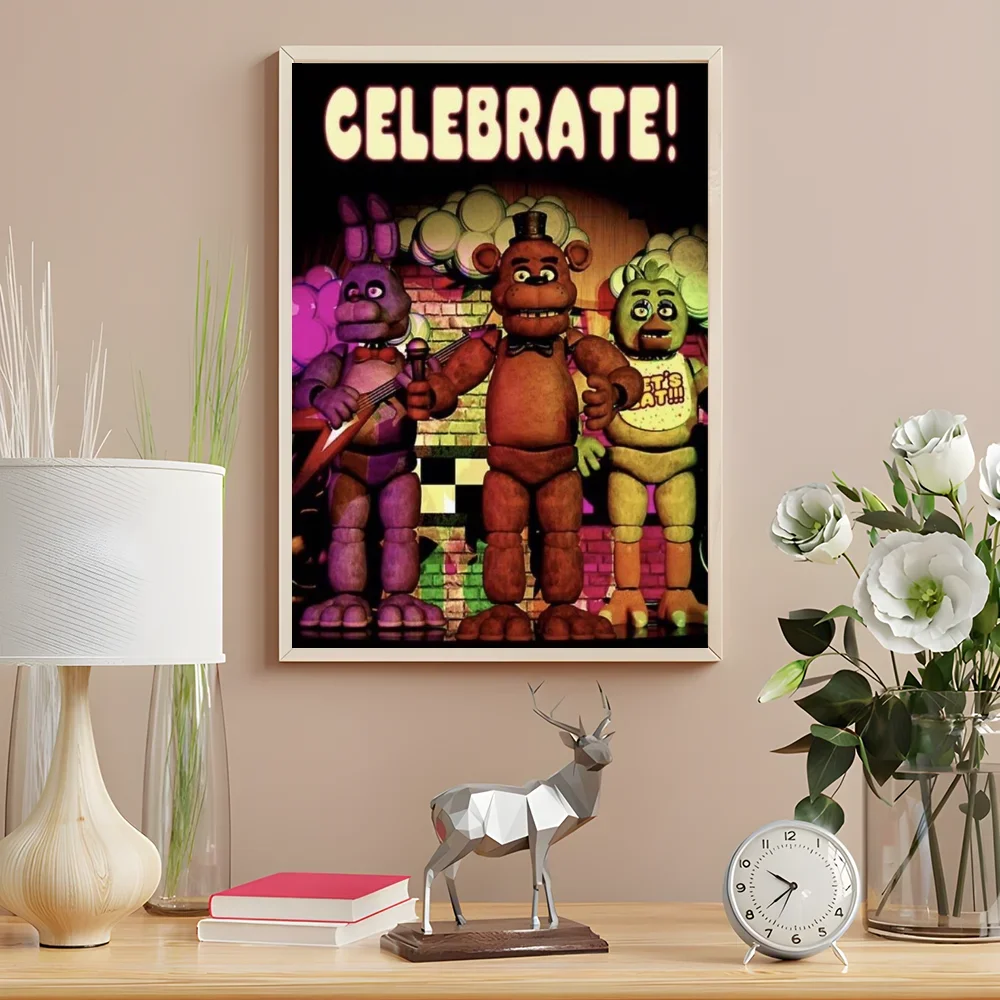 Five Nights at Freddy's Classic Poster Wall Art Print - Stylish Home Decor & Gift
