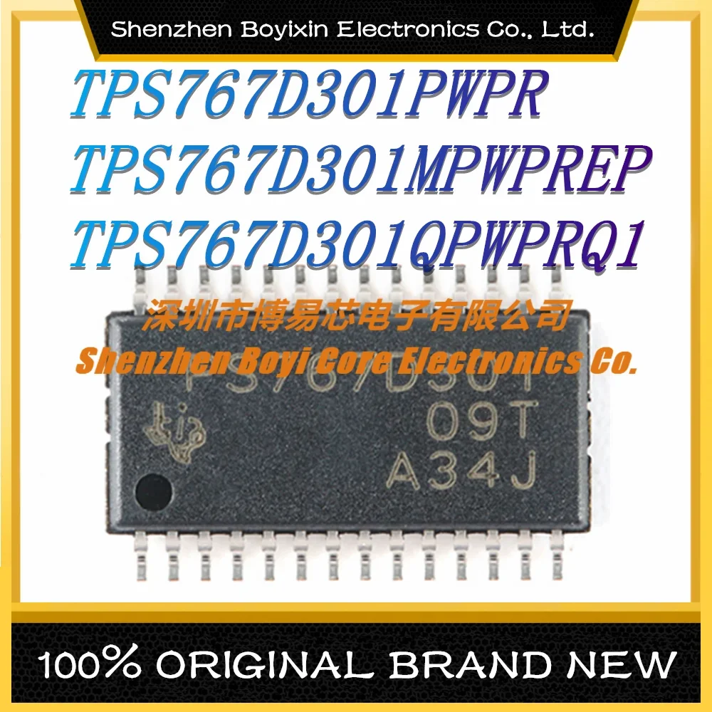 

TPS767D301PWPR TPS767D301MPWPREP TPS767D301QPWPRQ1 Package TSSOP-28 new original authentic linear voltage regulator (LDO)IC chip