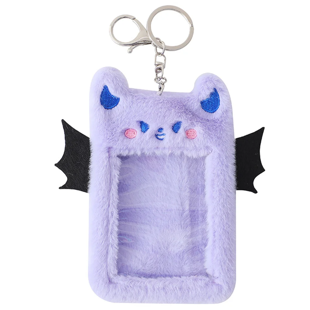 

ID Card Holder Clip Plush Card Holder Postcard Holder Plush Postcard Sleeve Student Holder Postcards Card Holder Anti-Lost