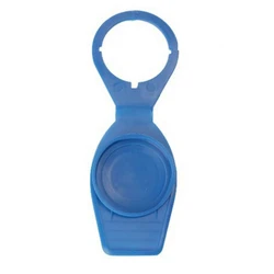 Universal Car Windshield Washer Fluid Reservoir Tank Cap, Blue (Soft Plastic)