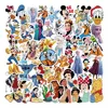 50pcs Disney Mix Cartoon Cute Stitch Micky Princess Stickers Vinyl Laptop Luggage Skateboard Waterproof Girl Sticker 3
