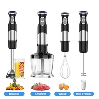 Immersion Blender 5-in-1 Handheld Blender - 1100-watt scratch-resistant blending stick for shakes, purees and smoothies 2