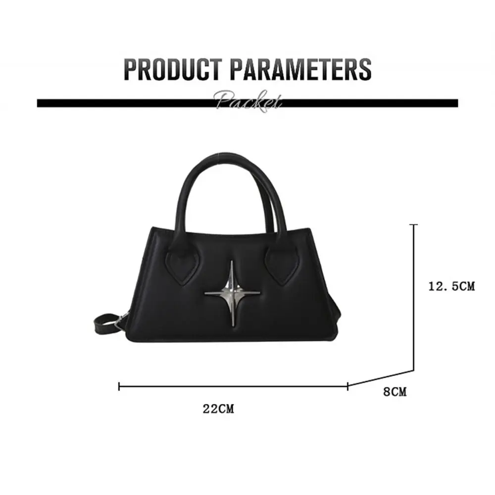 Quadrangular Star Design Shoulder PU Leather Crossbody Small Sling Women Girls Fashion Handbags Messenger Bag_voghion.com