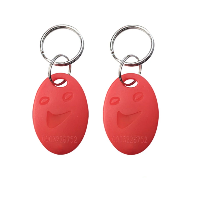 Pack of 100 RFID Key Fob Keychain Tags