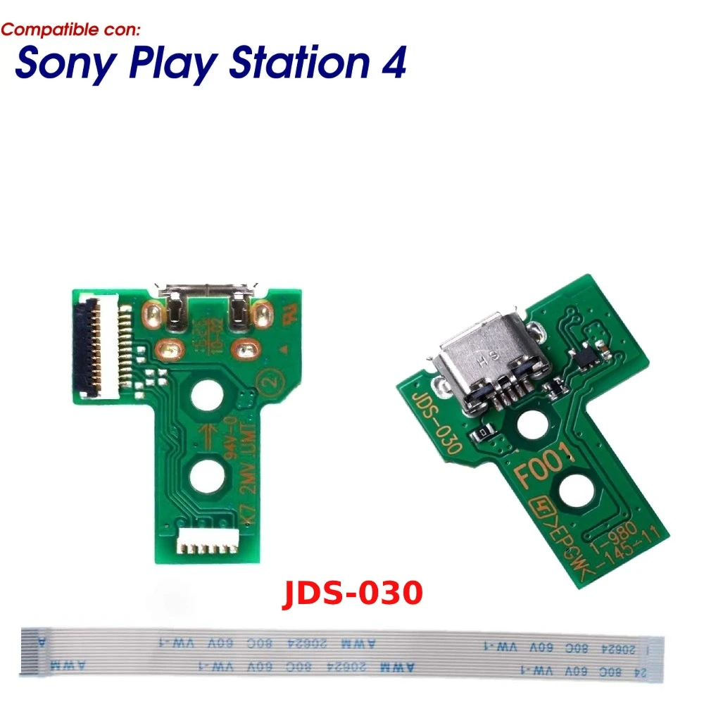 JDS CONECTOR CARGA MANDO PLAY STATION 4 PLACA CORRIENTE MICRO USB en existencia| - AliExpress