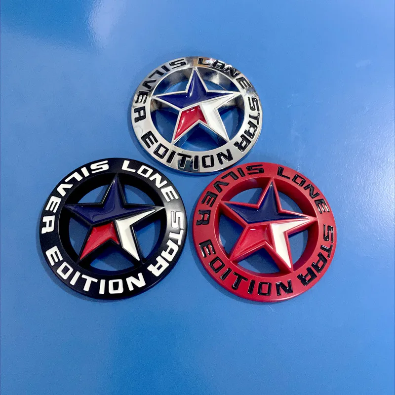 로고 배지 LoneStar EDITION 금속 자동차 스티커 Lone Star Texas 오프로드 수정 액세서리 자동차