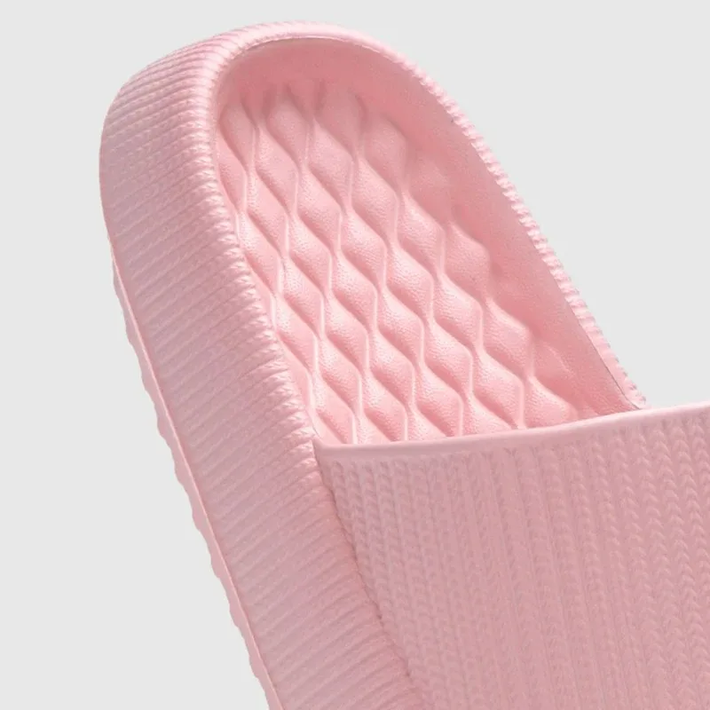 Slippers Sandals Shoes 4cm Summer Non-slip Soft Cloud Slippers Women Comfy Eva Thick Platform Slides Woman Couple Bathroom Home Flip Flops