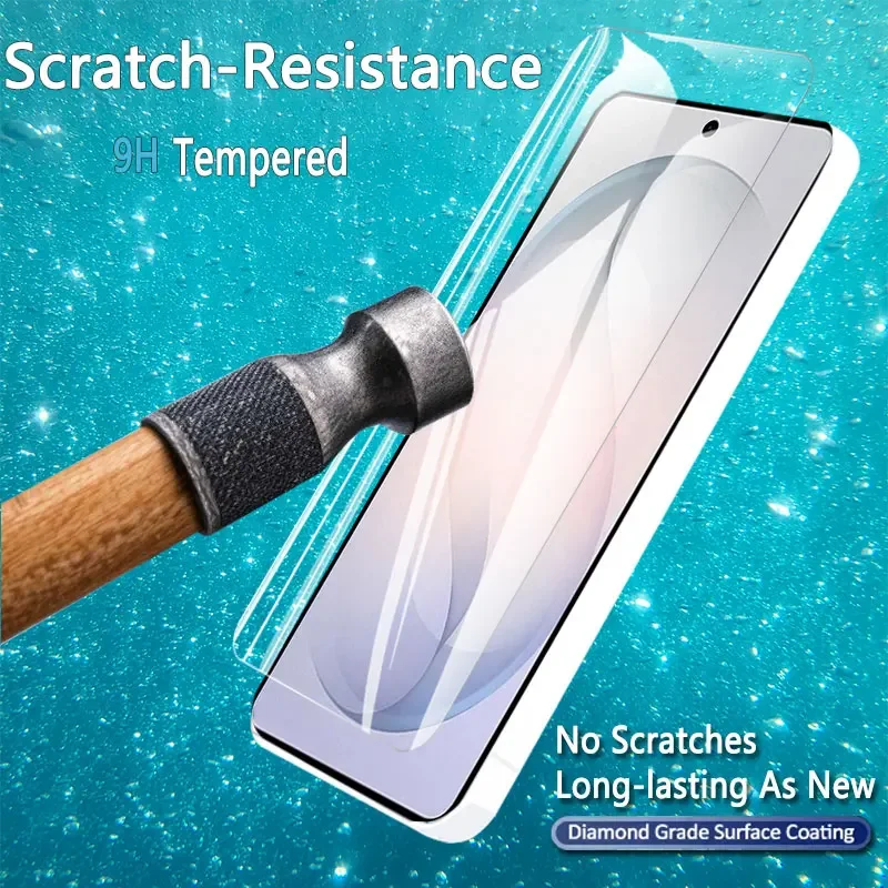 Pack of Tempered Glass Crystal Screen Protectors - Anti-Scratch, Case Friendly, Fingerprint Resistant
