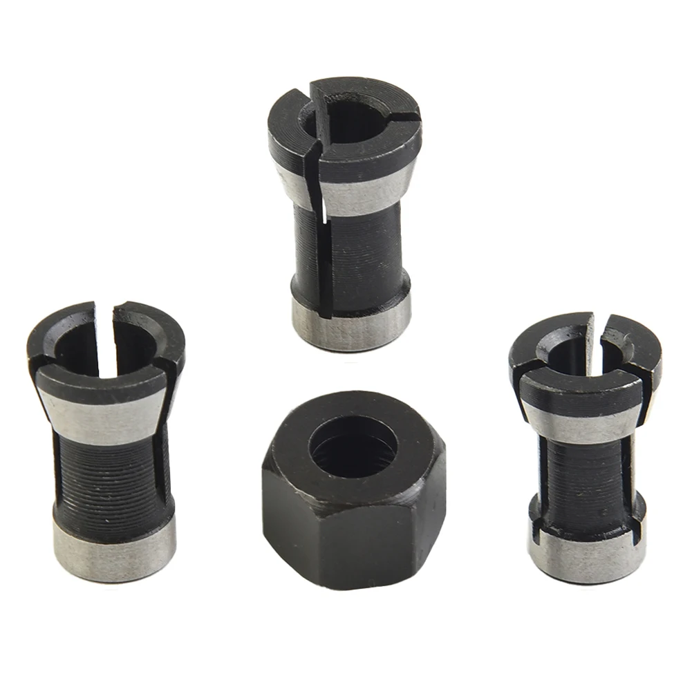 

2pcs/set M15 Screw Nut Collect Electric Router Milling Cutter 6/6.35/8mm Engraving Trimming Machine Chuck Nut Collet Chuck Parts