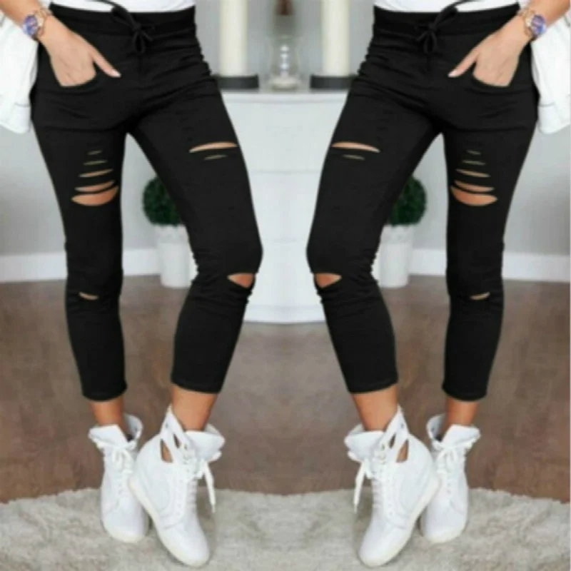 Women's Ripped Pants 2