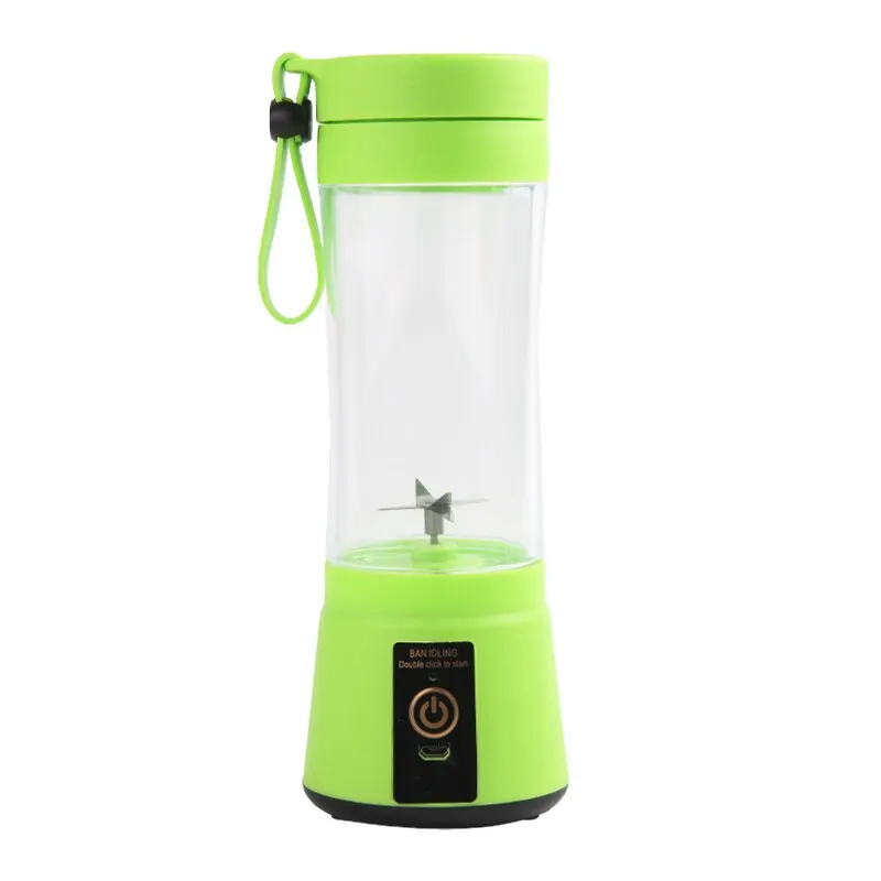 1pc ABS Juice Blender, Modernist Green Portable Electric Juicer For Kitchen