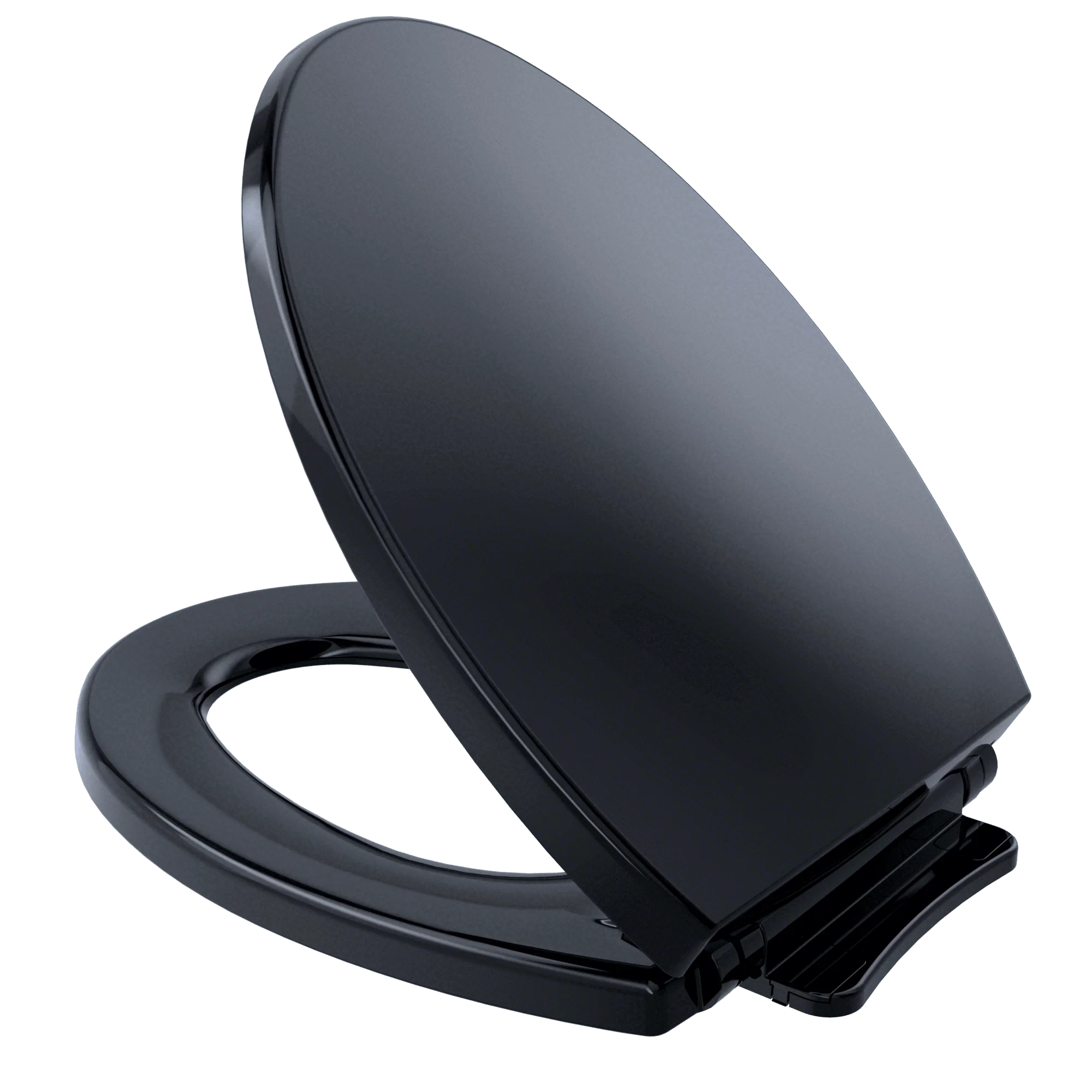 

Non Slamming, Slow Close Elongated Toilet Seat and Lid, Ebony - SS114#51
