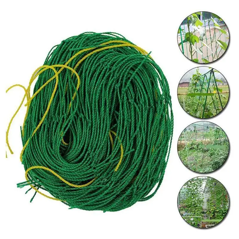 

Nylon Garden Netting Plants Climbing Netting Cucumber Net Plant Support for Loofah Morning Glory Flowers Cucumber Vine Plants