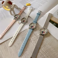 Montres Disney Stitch pour filles, montre à Quartz en diamant pour femmes, montres-bracelets en cuir de dessin animé Stich, mode, ceinture en acier, cadeau 6