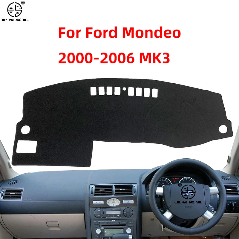  JIERS Para Ford Mondeo MK3 2000-2006 LHD RHD, cubierta interior  del salpicadero del coche, alfombra de la alfombra, parasol : Automotriz