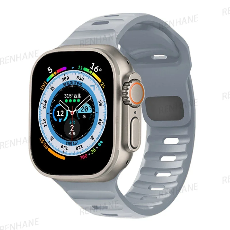 Premium Silicone Sport Watch Band - Versatile and Durable Bracelet